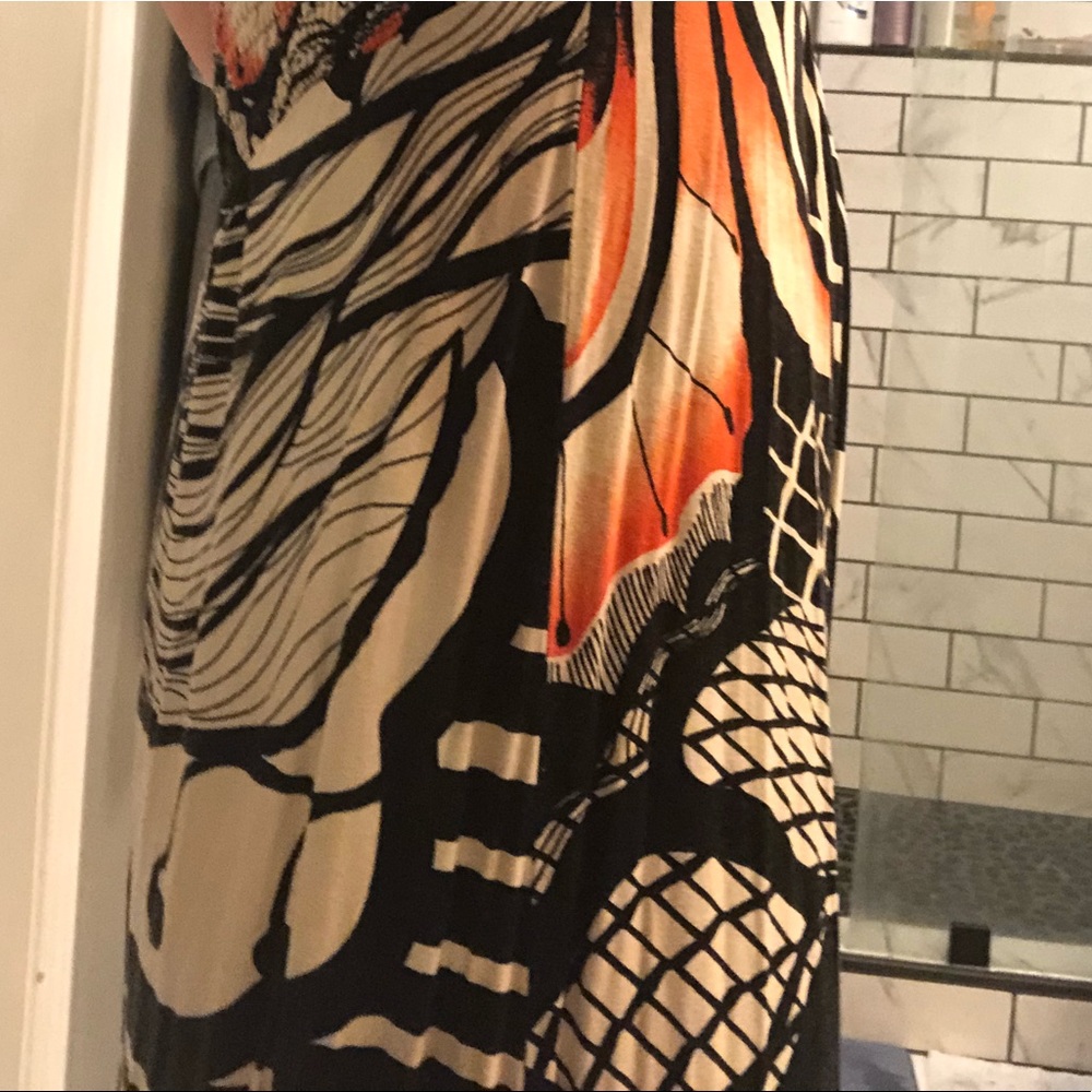 Black and orange maxi